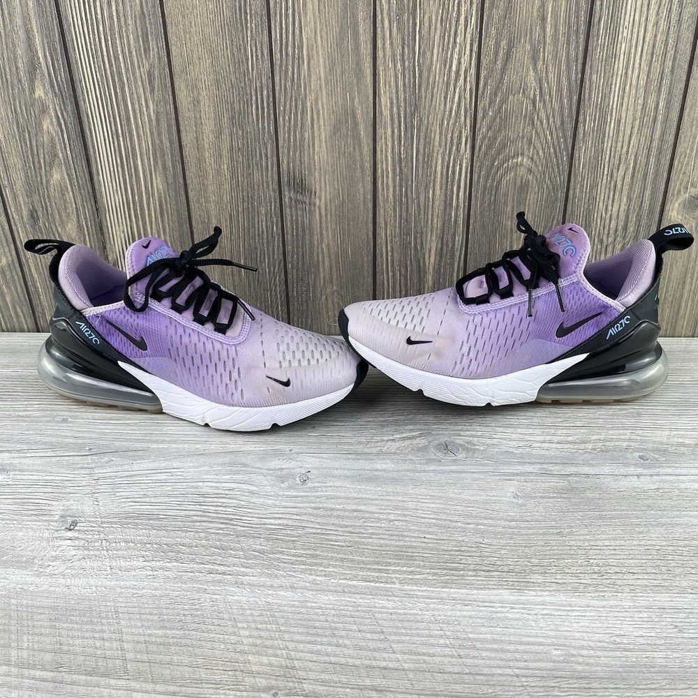 Nike Air Max 270 Women's Sneakers Lilac/White/Black, Size 7.5